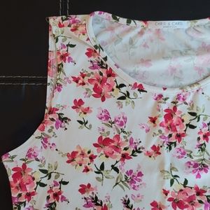 Chris & Carol stretch knit Tank sz Medium